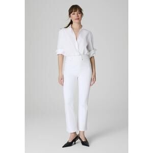 Spanx SPANXshape EveryWear Kick‎ Flare Jeans White size 1X Petite